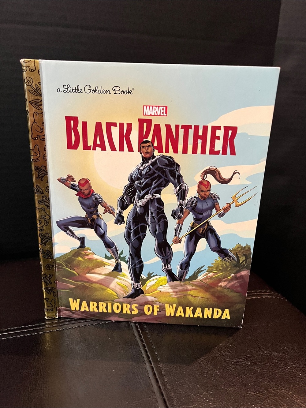 Marvel Black Panther Little Golden Book - Black, Red, Tan